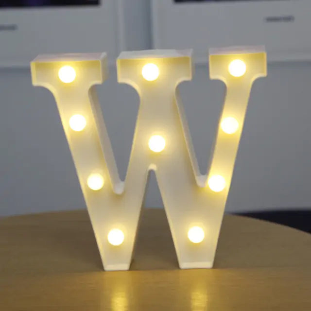 Alphabet Letter LED Lights