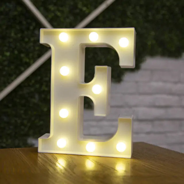 Alphabet Letter LED Lights