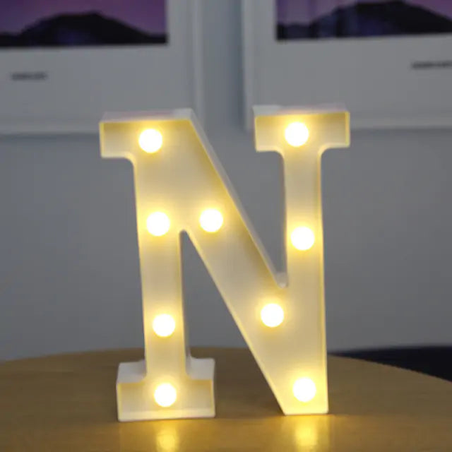 Alphabet Letter LED Lights