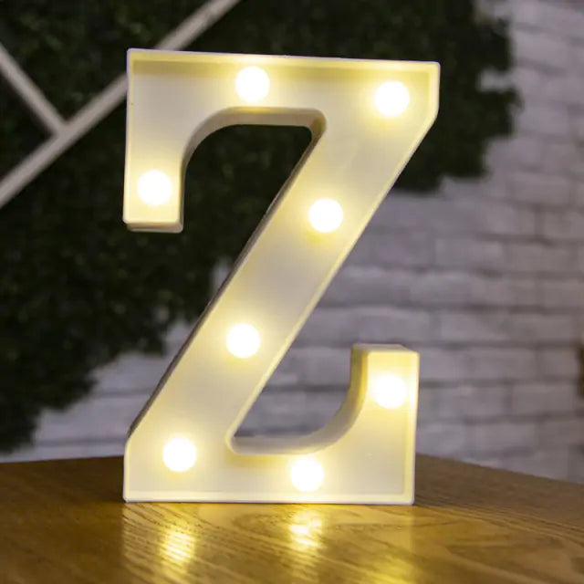 Alphabet Letter LED Lights