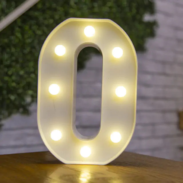 Alphabet Letter LED Lights