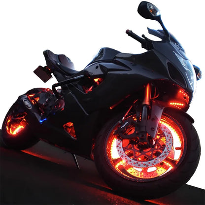 Motorcycle Wheel Hub Led Lights