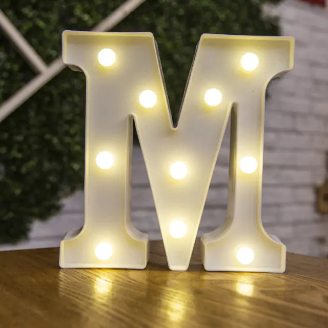 Alphabet Letter LED Lights