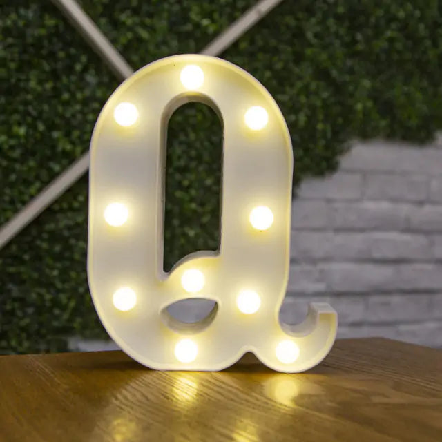 Alphabet Letter LED Lights